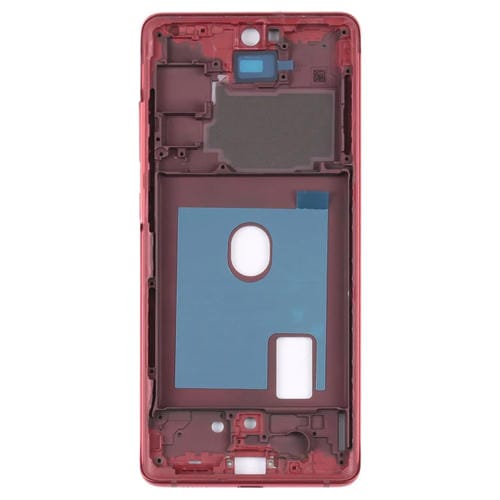 Plaque de lunette de cadre moyen Samsung Galaxy S20 FE 5G SM-G781B (Rouge)