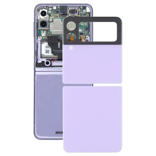 Back Cover Battery Glass Samsung Galaxy Z Flip3 5G SM-F711B (Purple)