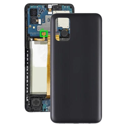 Rückseite des Batteriefachs Samsung Galaxy A03S SM-A037F (Schwarz)