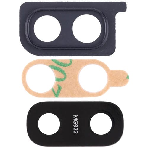 Kameraglasabdeckung Samsung Galaxy A20 (10 Stück) (Schwarz)