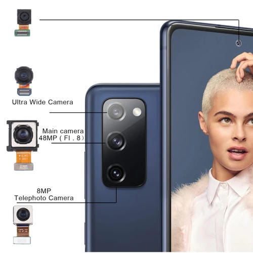 Set di fotocamera Samsung Galaxy S20 FE SM-G780 (Teleobiettivo + Grandangolare + Principale + Anteriore)