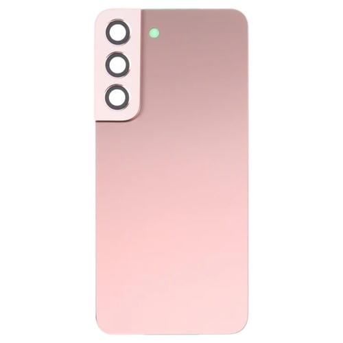 Couvercle arrière de batterie Samsung Galaxy S22 5G SM-S901B avec objectif de caméra (rose)