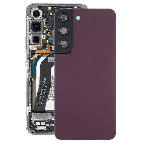 Couvercle arrière de batterie et lentille Samsung Galaxy S22 5G SM-S901B (Violet)