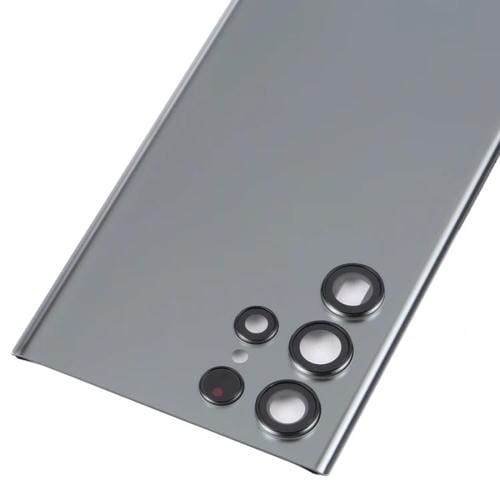 Rückseite der Batterieabdeckung Samsung Galaxy S22 Ultra 5G SM-S908B mit Kamerlinse (Grau)