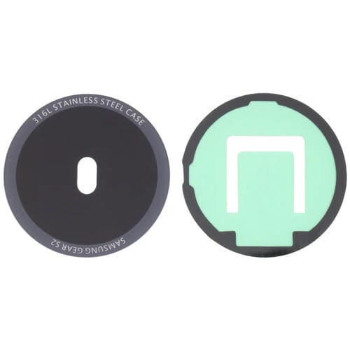 Obiettivo in vetro posteriore Samsung Galaxy Gear S2 SM-R720 (Nero)