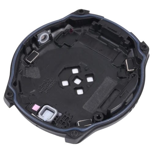 Coque arrière pour Samsung Galaxy Watch 42mm SM-R810 avec verre de protection (noir)