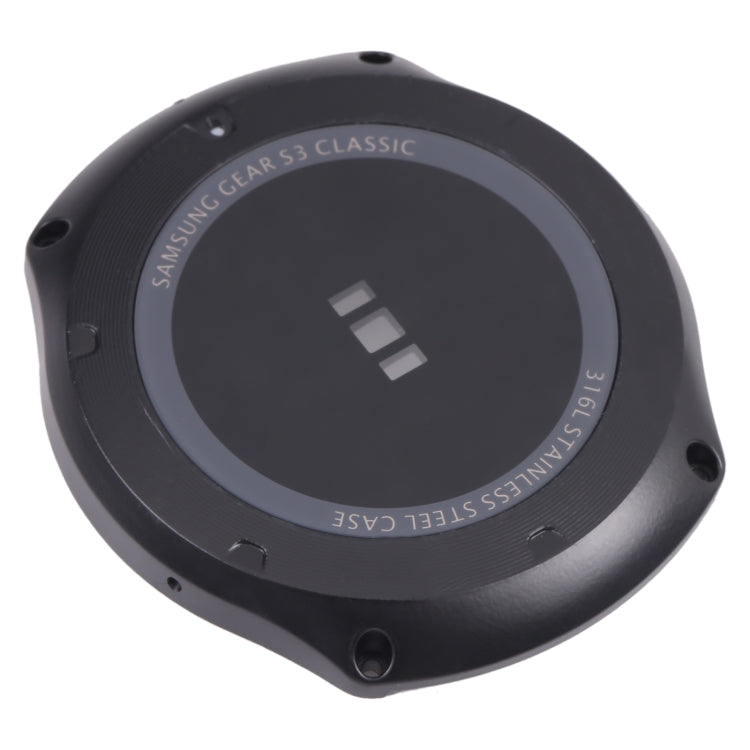 Coque arrière pour Samsung Galaxy Gear S3 Classic SM-R770 avec verre de lentille (noir)