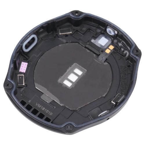 Cubierta Carcasa Trasera Samsung Galaxy Gear S3 Classic SM-R770 con Lente Vidrio (Negro)