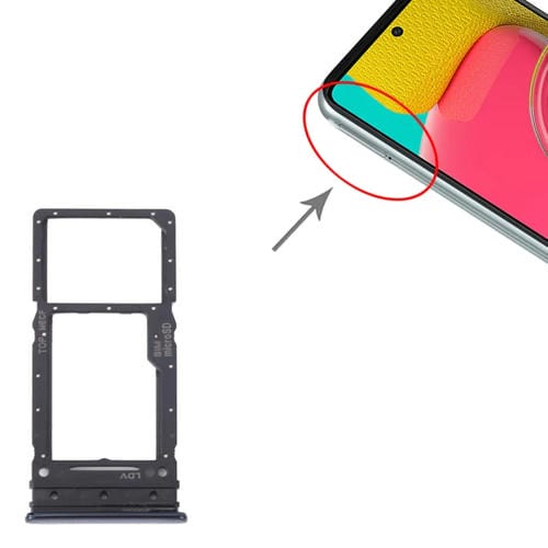 Bandeja de Tarjeta SIM y Micro SD Samsung Galaxy M53 SM-M536B (Negro)