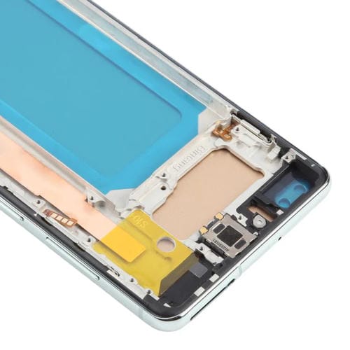 Pantalla LCD TFT de 6,38 pulgadas para Samsung Galaxy S10+ SM-G975F, digitalizador completo con marco, sin identificación de huellas dactilares (verde)