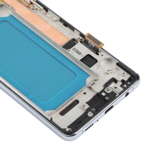Pantalla LCD TFT digitalizadora de 6,38 pulgadas para Samsung Galaxy S10+ SM-G975F, ensamblaje completo con marco, sin identificación de huellas dactilares.