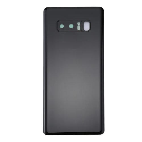 Rückseite Samsung Galaxy Note 8 mit Kamerablendenabdeckung (Schwarz)