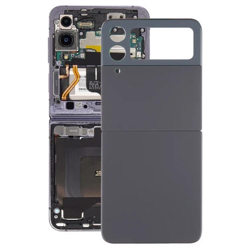 Back Battery Cover Samsung Galaxy Z Flip4 SM-F721B with Camera Lens (Black)