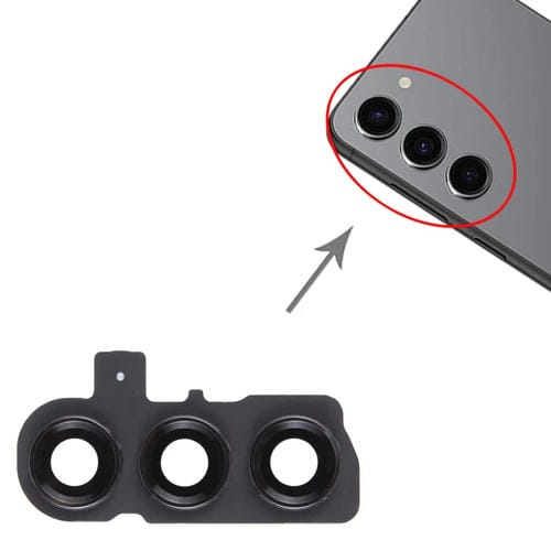 Copertura dell'obiettivo della fotocamera Samsung Galaxy S23+ SM-S916B (Nero)