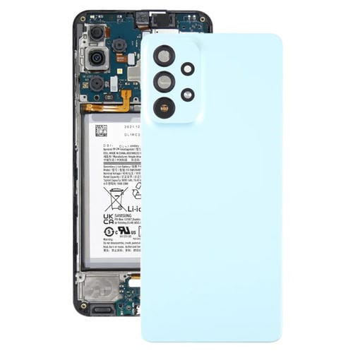 Tampa Traseira da Bateria Samsung Galaxy A73 5G SM-A736B com Lente da Câmara (Verde)
