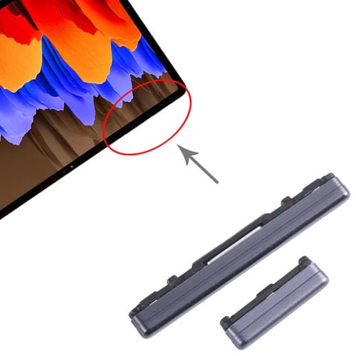 Juego de Botones de Encendido y Volumen Samsung Galaxy Tab S7 Plus SM-T976 (Negro)