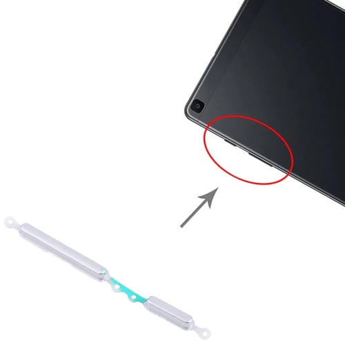 Pulsanti di accensione e volume Samsung Galaxy Tab A 8.0 SM-T290/T295 (Argento)