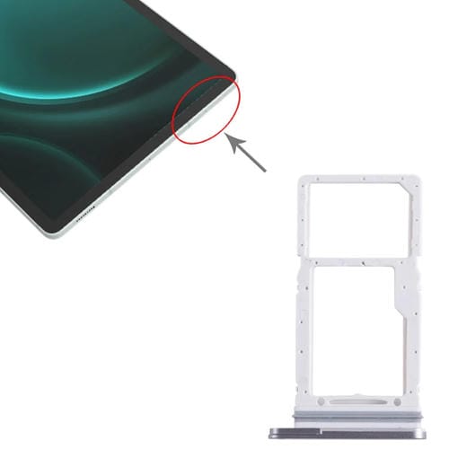 Plateau de carte SIM et Micro SD Samsung Galaxy Tab S9 FE SM-X516 LTE (Gris)