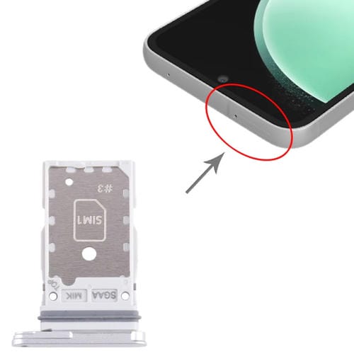 SIM-Kartenfach Samsung Galaxy S23 FE SM-S711B (Silber)