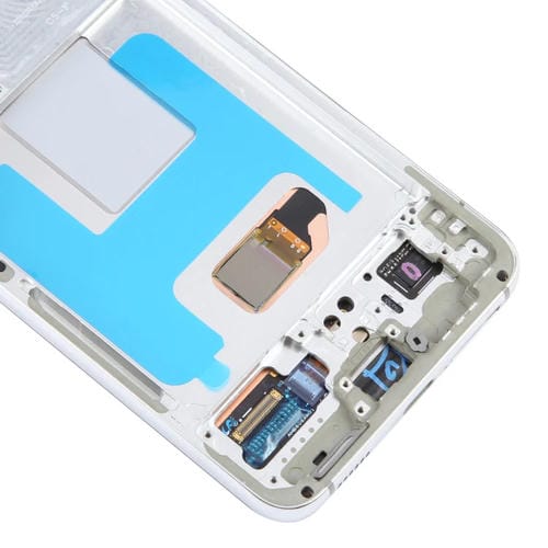 LCD-Bildschirm Samsung Galaxy S22 5G SM-S901B mit Rahmen (Weiß)