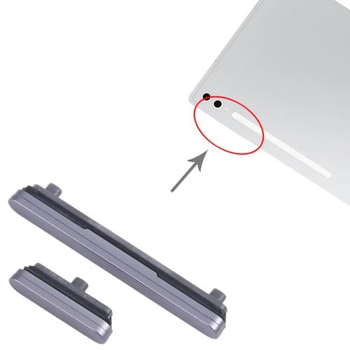 Botón de Encendido y Volumen Samsung Galaxy Tab S10 Ultra SM-X920 / X926 (Gris)