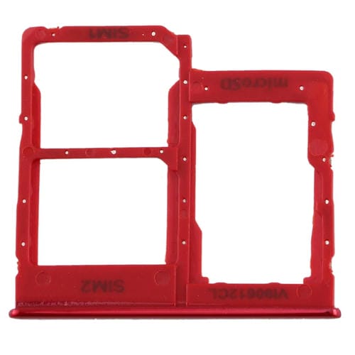 Dual SIM Card Tray and Micro SD Samsung Galaxy A40 (Red)