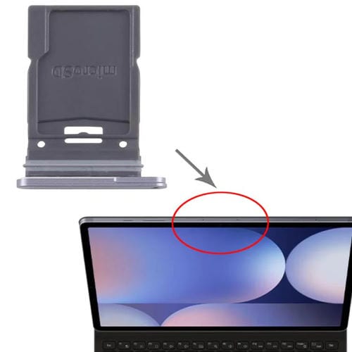 Vassoio Micro SD Samsung Galaxy Tab S10+/S10 Ultra SM-X820/X920 (Grigio)