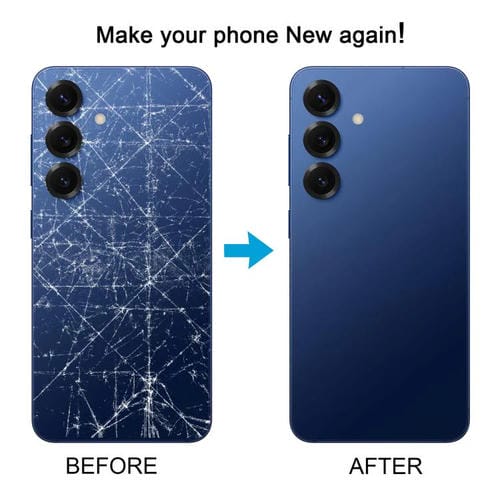 Rückseite Samsung Galaxy S25 SM-S931 mit Kamerlinse (Gletscherblau)