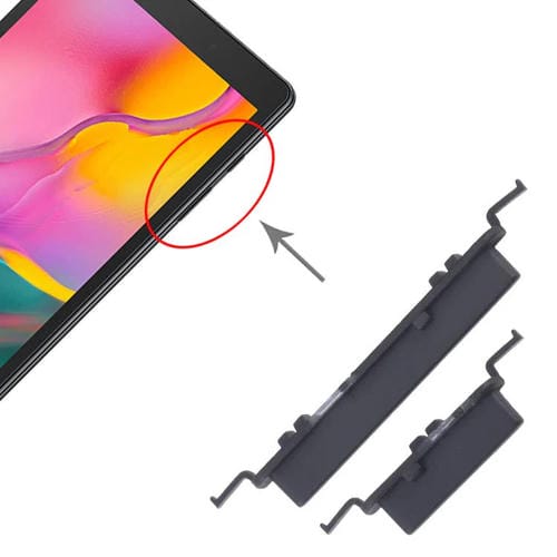 Botón Encendido y Volumen Samsung Galaxy Tab A 8.0 SM-T380 / T385 (Negro)