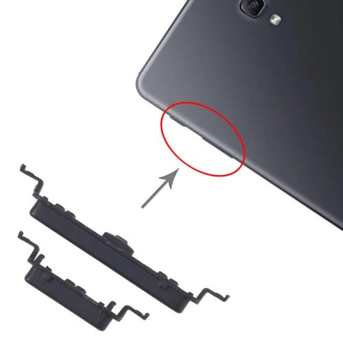 Botones Encendido y Volumen Samsung Galaxy Tab A 10.5 SM-T590 / T595 (Negro)