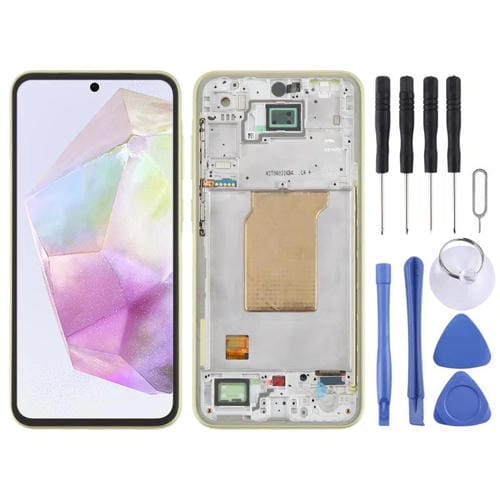 LCD Screen Samsung Galaxy A35 SM-A356B and Frame (Light Green)