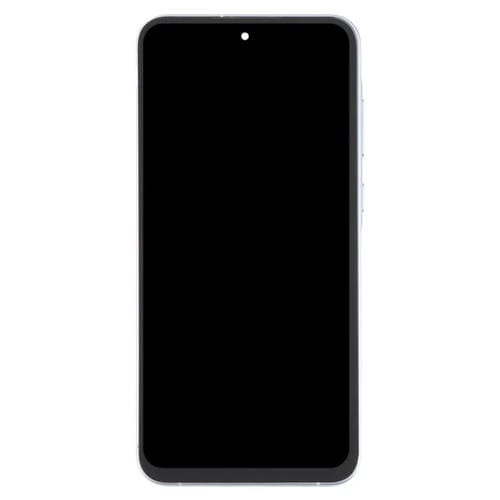 Écran LCD OLED numériseur complet avec cadre Samsung Galaxy A55 SM-A556B (Bleu Ciel)