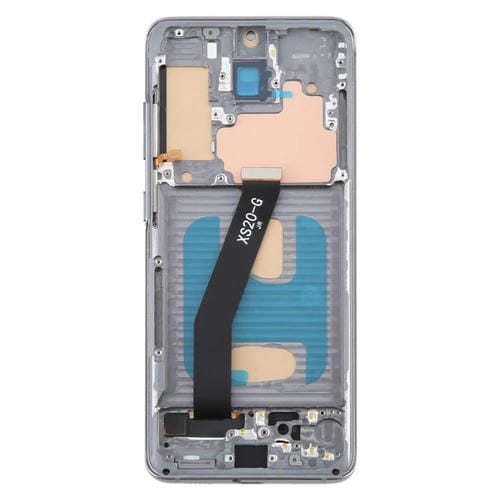 Pantalla Completa TFT con Marco para Samsung Galaxy S20 5G SM-G981B (Gris)