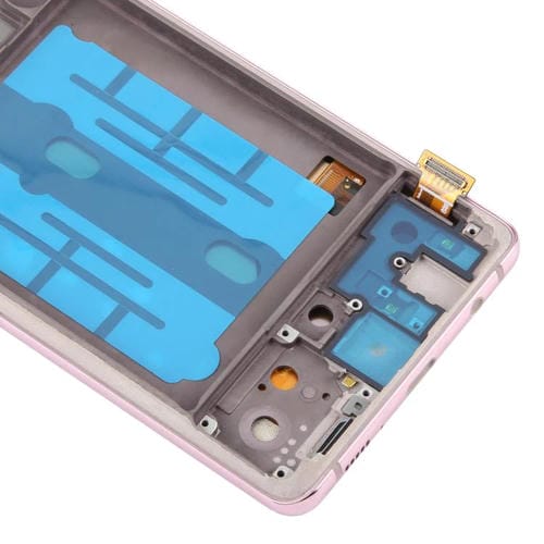 OLED-Bildschirm mit 6,36" Rahmen für Samsung Galaxy A51 5G SM-A516 (Rosa)