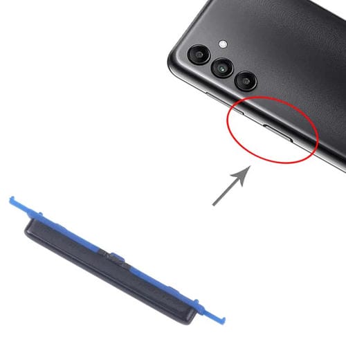 Lautstärkeregler-Tasten Samsung Galaxy A04s SM-A047F (Schwarz) (10 Stück)