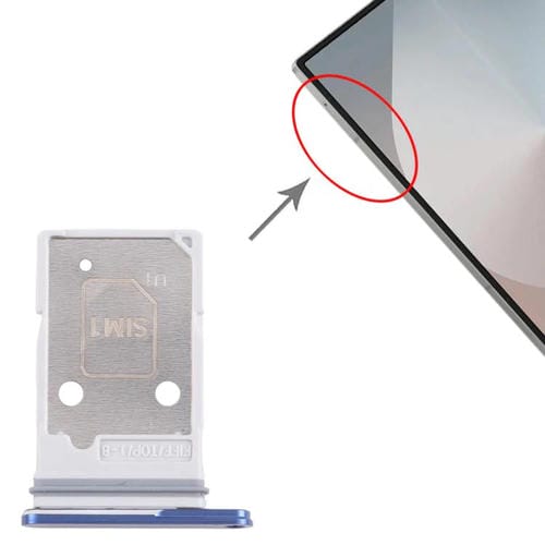 SIM-Kartenfach Samsung Galaxy Z Fold7 SM-F966B (Blau)