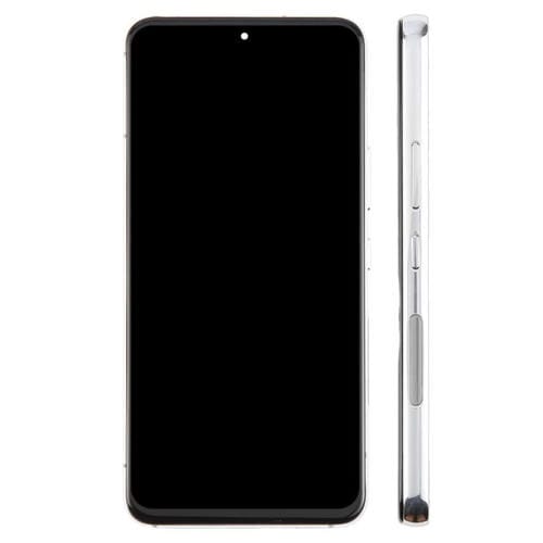 Pantalla LCD TFT de 5,96 pulgadas para Samsung Galaxy S22 SM-S901B, digitalizador completo con marco, sin identificación de huellas dactilares (plateado)