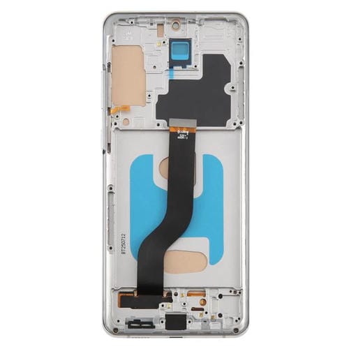 Pantalla LCD TFT de 6,58 pulgadas para Samsung Galaxy S20+ SM-G985F, digitalizador completo con marco, sin identificación de huellas dactilares (plateado)