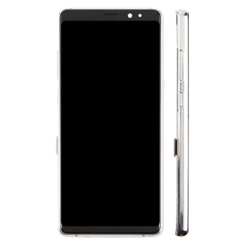 Pantalla LCD TFT de 6,25 pulgadas con digitalizador y marco para Samsung Galaxy Note 8 SM-N950F (plata)