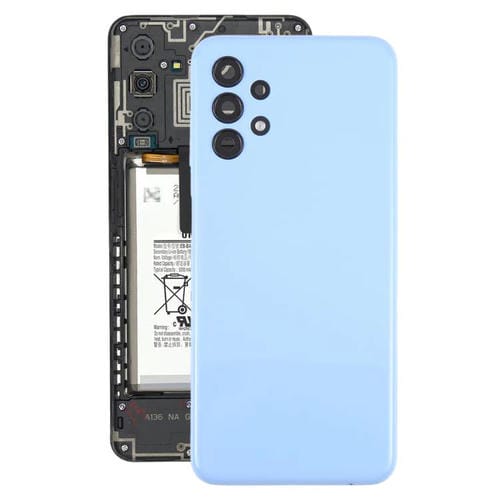 Carcasa trasera con tapa para lente de cámara para Samsung Galaxy A13 SM-A135F (azul)