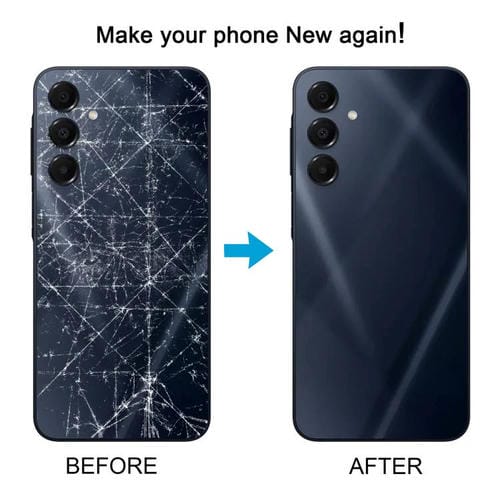 Carcasa trasera para Samsung Galaxy A16 5G SM-A166B (negra)