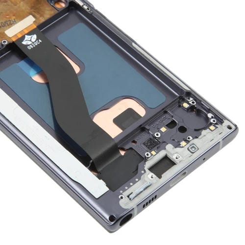 LCD TFT-Bildschirm Samsung Galaxy Note 10 mit Rahmen und Handschrift