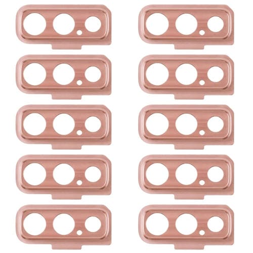 Cubierta de Lente de Cámara Samsung Galaxy A7 A750F / DS (10 Piezas) (Rosa)