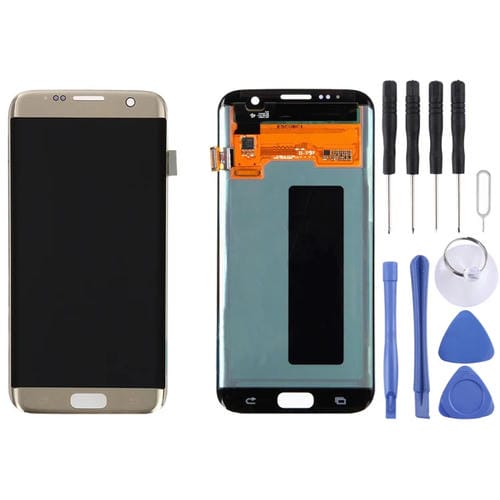 Ecrã LCD Samsung Galaxy S7 Edge G9350/G935F/G935A/G935V (Dourado)