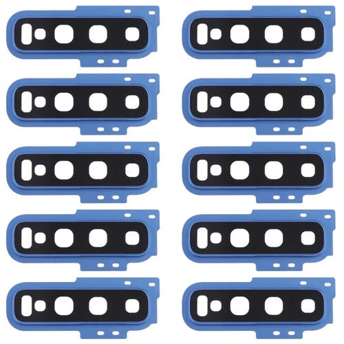 Cubierta de Lente de Cámara Samsung Galaxy S10 (10 Piezas) (Azul)