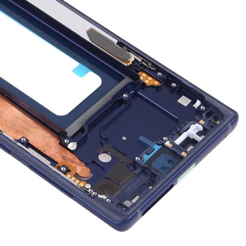 Middle Frame Bezel Plate Samsung Galaxy Note 9 SM-N960 with Side Keys (Blue)