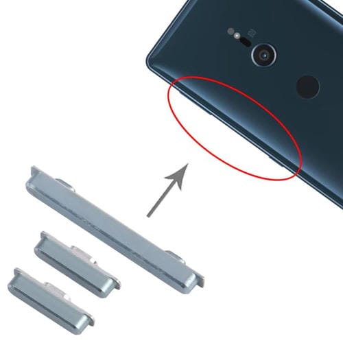 Botón de Encendido y Botón de Control de Volumen Sony Xperia XZ2 Compact (Verde)
