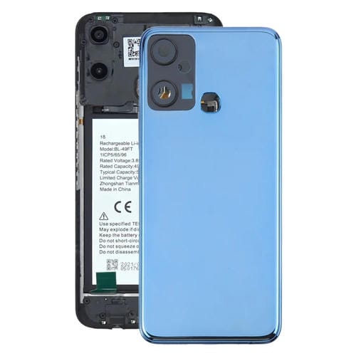 Couvercle arrière de batterie Infinix Smart 6 Plus India X6823 (Bleu)