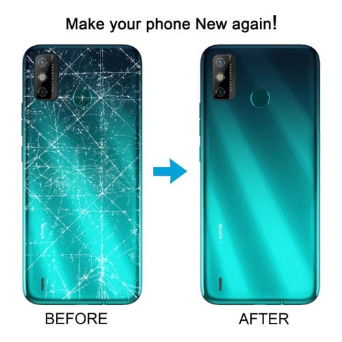 Tapa Trasera de Batería Tecno Spark 6 Go (Blanca) Original