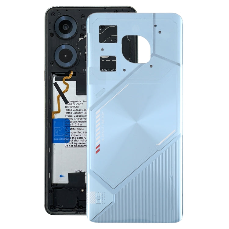 Tapa Trasera de Batería Original Tecno Pova 6 Neo 4G (Plata)